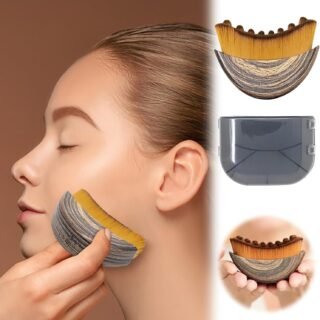 Brosse de Drainage Lymphatique Visage – Contour & Sculpture